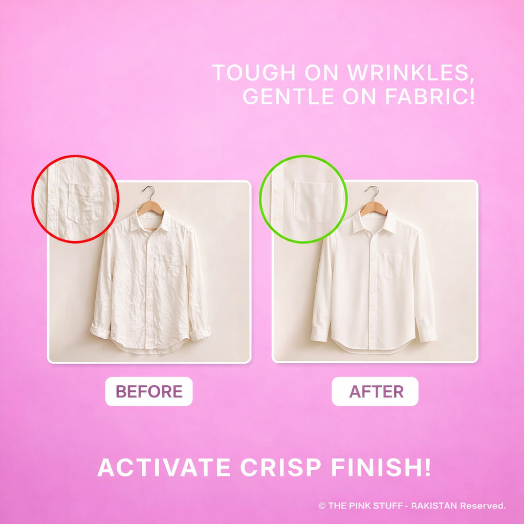 The Miracle Anti Wrinkle Spray, No Iron Needed, Fabric Refresher with Odour Eliminator 250mL